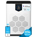 JOWSET Smart HEPA 14 Air Purifiers for Home Large Room up to 2215 Sq Ft, APP Smart Control, CADR 400m³/h, 2 Washable Filters, PM 2.5 Display, Remove Allergies Dust Pet Hair, 22dBold Spores